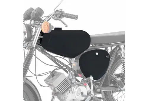 Benzintank für Simson S51/S50/S70 mit Seitendeckel schwarz - Hochwertiger Benzintank für Simson S51, S50 und S70. Ideal als Ersatz für das Original, mit perfekt lackierten Seitendeckeln für eine ansprechende Optik.