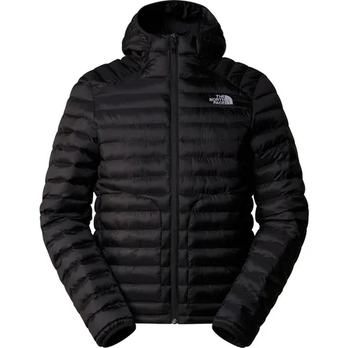 THE NORTH FACE Herren Jacke M HUILA SYNTHETIC HOODIE - Wanderjacke mit leichter, luftiger und wasserabweisender synthetischer Isolierung, die dich bei Nässe warm hält und ideal für kalte Wanderungen ist.