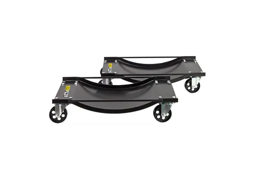 PKW Auto KFZ Rangierhilfe 2 St. je 450kg - Wagenheber & Unterstellböcke, praktische Rangierhilfe für einfaches Reifenwechseln und sichere Fahrzeugpositionierung.