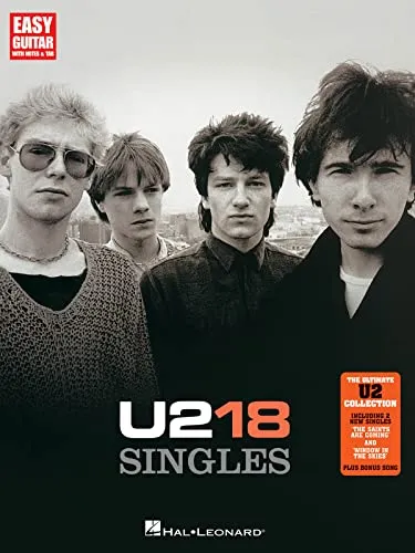 U2: 18 Singles -Easy Guitar- Songbook von Hal Leonard
