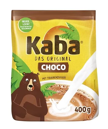 Kaba Choco 400g Beutel Trinkschokolade, Kakaopulver für kalte & warme Milch