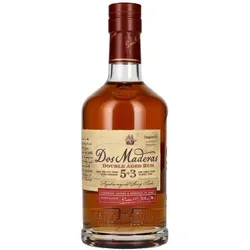 Dos Maderas 5+3 Years Old Double Aged Rum 37,5% Vol. 0,7l - Premium Rum mit einzigartigem Double-Aging-Verfahren, das tropische Fruchtigkeit und Sherry-Süße harmonisch vereint. Ideal für puren Genuss oder edle Cocktails.