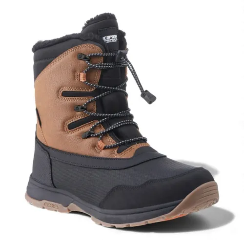 Icepeak ALMONT MR Winterboots - Gefütterte & Wasserabweisende Winterschuhe in Gelb, Größe 46 EU - Robuste Winterboots mit warmem Futter und Schnellschnürung für optimalen Tragekomfort. Ideal für kalte Tage, rutschfeste Gummisohle sorgt für sicheren Halt.