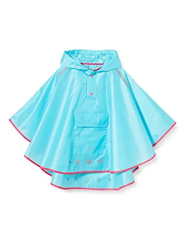 Playshoes Unisex Faltbarer Regen-Poncho, türkis, L