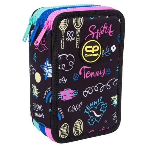 Piórnik 3-komorowy Coolpack Jumper 3 Tennis Star Patio
