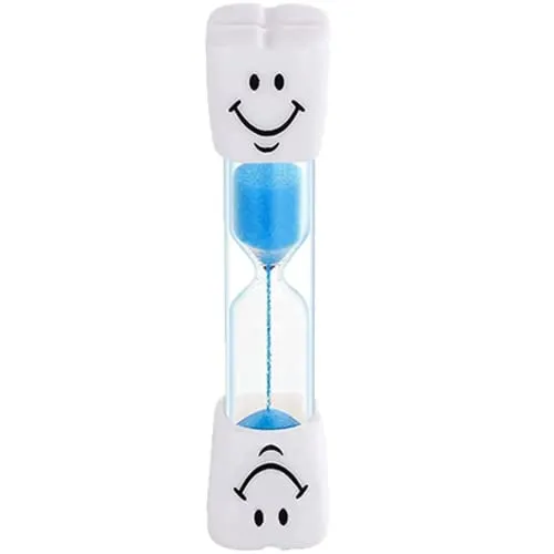 TRIXES 2 - Minuten Smiley Kinder -Zahnputzsanduhr in Blau