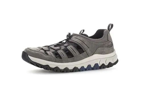 Gabor Komfort Schnürschuhe 02.11.8005 Damen Grau 43 EU - Sneaker mit weichem Nubukleder für höchsten Tragekomfort, flexible Sohle für optimale Abrollbewegung und individuellen Sitz durch Schnürung.