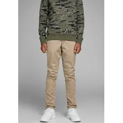 JACK & JONES Boy Chino Hose Junior - Slim Fit Chino Hose für Jungen mit niedriger Taille, aus 98% Baumwolle und 2% Elasthan für optimalen Tragekomfort.