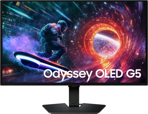 Samsung Odyssey G50SF Monitor 27 Zoll WQHD - Erlebe atemberaubendes Gaming mit dem 27 Zoll WQHD Monitor. 180 Hz Bildwiederholrate und 0,03 ms Reaktionszeit bieten flüssige Grafiken. Vielseitige Anschlussmöglichkeiten und komfortable Technologien sorgen für ungestörten Spielspaß.