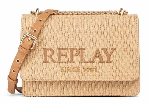 Replay Umhängetasche 24 cm in Braun - Stilvolle Replay Umhängetasche mit 24 cm, ideal für den täglichen Gebrauch. Kompakt, modern und vielseitig kombinierbar – perfekter Begleiter für jede Gelegenheit.
