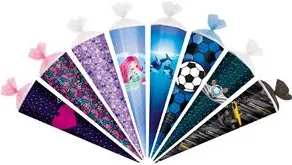 Schultüte 6-eckig, 850 mm von herlitz