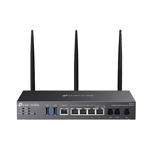 TP-LINK Omada Desktop DSL Gateway AX3000 - Router Access Points mit 8xLAN-Anschlüssen und schneller Gigabit-WAN-Verbindung für optimale Internetgeschwindigkeit und Stabilität.
