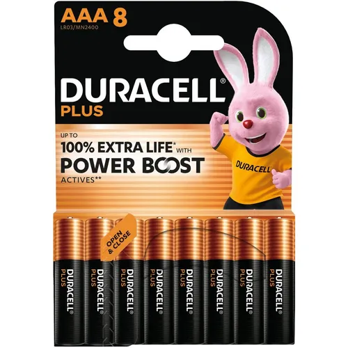 Duracell Batterie Plus -AAA (MN2400/LR03) BOOST CP8 8St.