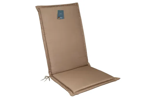LILENO HOME Hochlehnerauflage Gartenstuhl Auflage in braun von Lileno Home