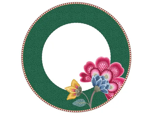 PiP Studio Frühstücksteller Fantasy Green Frühstücksteller 21cm