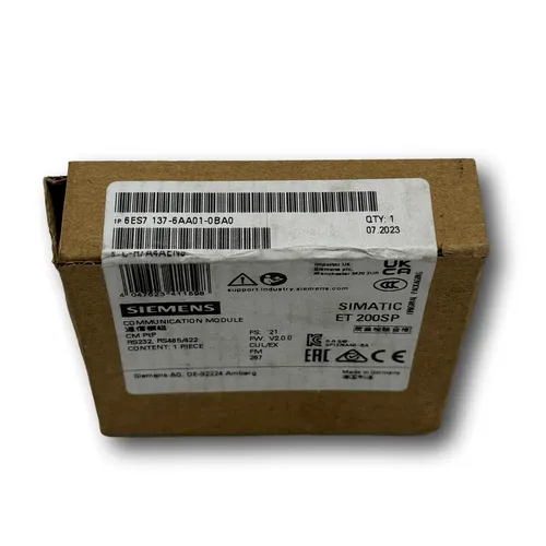 Siemens 6ES7 137-6AA01-0BA0 SPS-Prozessor - SPS-Prozessoren, hochpräzises Modul für ET 200S mit schneller Datenverarbeitung und zuverlässiger Leistung.