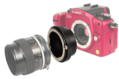 Objektivadapter Adapter Anschluss Nikon G Objekiv an M4/3 Micro 4/3 Kamera MFT