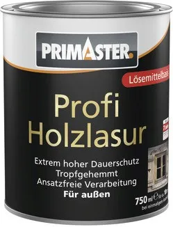 Primaster Profi Holzlasur 750 ml kiefer Holzlasur