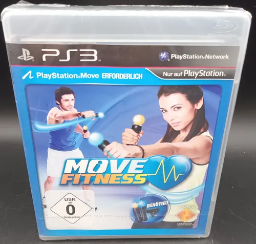Move Fitness für Sony PlayStation 3 - Sportspiel für die ganze Familie - Kategorien: Games. USK ab 0 Jahren, ideal für sportliche Aktivitäten im Wohnzimmer und fördert die Fitness für alle Altersgruppen.