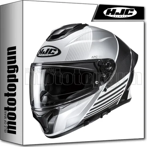 HJC C71 Morix MC5 Integralhelm Schwarz/Weiß/Silber XL - HJC C71 Morix MC5 Integralhelm – ideal für Sicherheit und Komfort. Mit leichtem Polycarbonat-Material, visier mit UV-Schutz und Bluetooth-Kompatibilität für besten Fahrspaß.