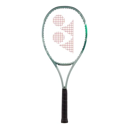 YONEX 23 Percept 100 Tennisschläger – unbesaitet, 300 g - Wettkampfschläger mit optimalem Gewicht von 300 g für präzise Schläge, ideal für ambitionierte Spieler, in modernem Hellgrün-Dunkelgrün Design.