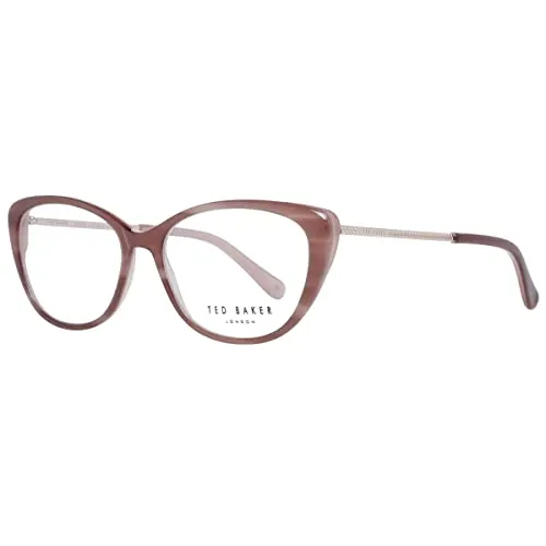 Ted Baker TB9198 250 51 Damenbrille in Rosa - Brillenfassungen mit stylischem Katzenaugen-Design, ideal für modebewusste Damen. Inklusive Original-Etui und aus hochwertigem Azetat gefertigt.