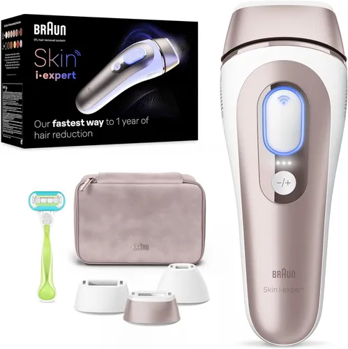 BRAUN IPL Haarentferner IPL Skin i·expert PL7253 mit gratis App - IPL-Gerät für sanfte Haarentfernung, inklusive kostenloser App für personalisierte Nutzung und optimale Ergebnisse.