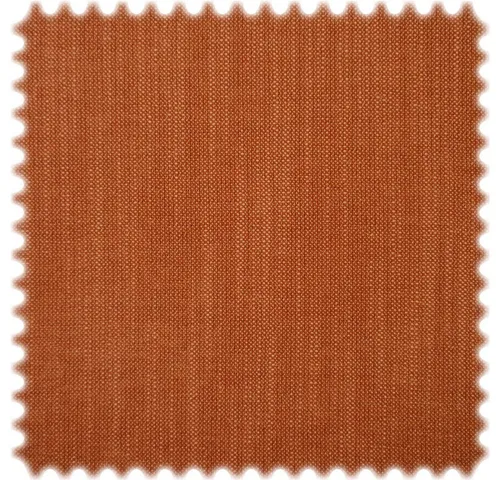 Heiro Stoff AKTION Chenille Flachgewebe Möbelstoff Hero Orange, Polsterstoff Meterware - Breite:145 cm
