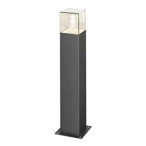 Lucande Sockelleuchte Keke, dimmbar - Moderne Außenleuchte aus Aluminium in grafitgrau, ideal für Garten und Terrasse. Schaffen Sie ein stilvolles Lichterlebnis mit dimmbaren Funktionen.