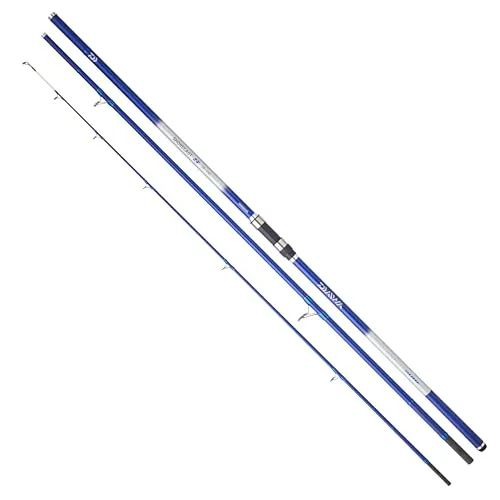 DAIWA Shorecast Surf-S, 4,50m, 15 Fuß, 100-200g, 3 Teile, 33-453, Tubular-Spitze, Angelrute zum Brandungsangeln, 11713-427