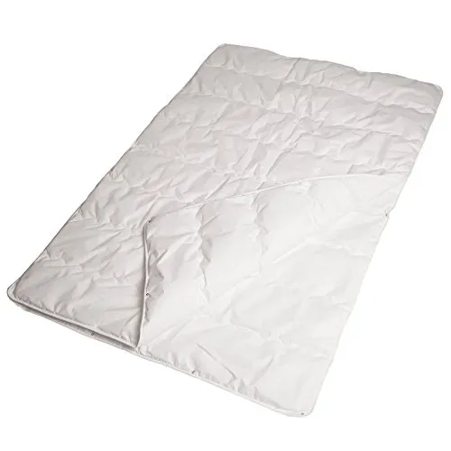 Softsan 4 Jahreszeiten Bettdecke Protect Bioactive 135x200 cm, für Allergiker, integriertes Encasing/Milbenschutz. Zweiteilig für Sommer Winter und als Übergangsdecke