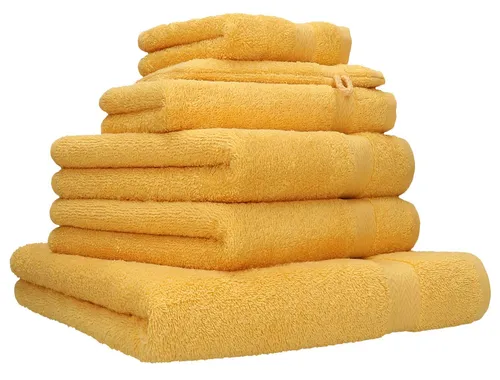 Betz Handtuch Set 6-TLG. Handtuch-Set Premium, 100% Baumwolle (6-St), Farbe Honiggelb