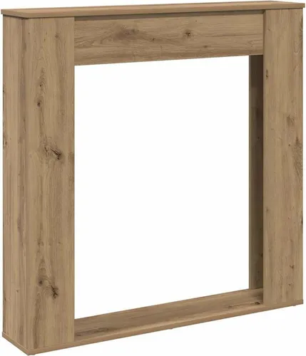 vidaXL Kaminumrandung Artisan-Eiche 100x20x100 cm in braun von vidaXL