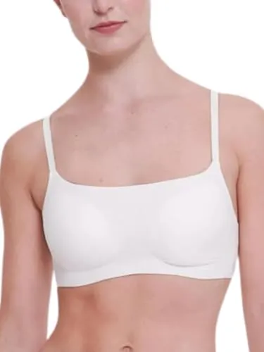 Sloggi Damen Zero Feel 2.0 Ultra Bra - Silk White, XL - Funktionsunterwäsche mit mittlerem Halt, gebürsteter Oberfläche für ein besonders weiches Tragegefühl und verstellbaren Trägern für optimalen Komfort.
