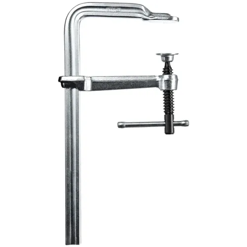 Bessey Ganzstahl-Schraubzwinge classiX GS-K 250/120 - Schraubzwingen für präzises Spannen, mit einer Spannkraft von bis zu 5.000 N und ergonomischem Knebelgriff für müheloses Anziehen.