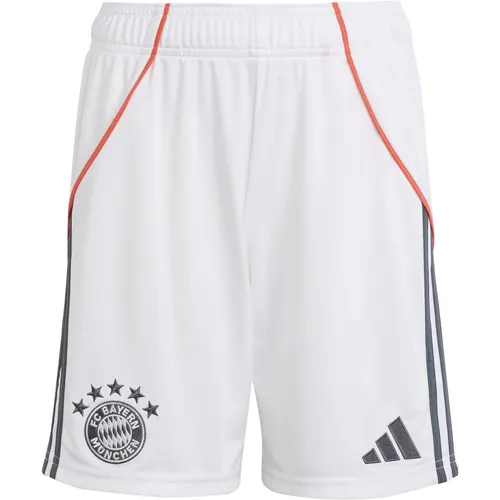 Adidas FC Bayern München 25/26 Auswärtsshort Kinder in weiß von adidas