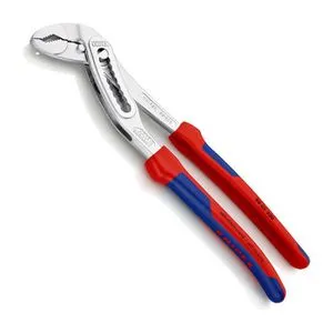 Knipex Wasserpumpenzange 88 05 300, Alligator, 2 3/4 Zoll x 300mm - Zangen, schlanke Bauform mit 9-stufiger Rastenverstellung für 30 % mehr Greifkapazität, aus robustem Chrom-Vanadin-Elektrostahl, Made in Germany.