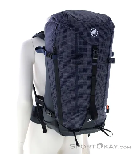 Mammut Trion 38L Women - Robuster Rucksack für Bergsteigerinnen - Rucksack für Bergsteigen und Klettern, aus 100% recyceltem Material, mit innovativem Kontaktrückensystem für optimalen Tragekomfort und schnellen Zugriff auf das Hauptfach.