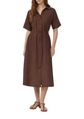 s.Oliver Hemdblusenkleid Mokka 38 von s.Oliver