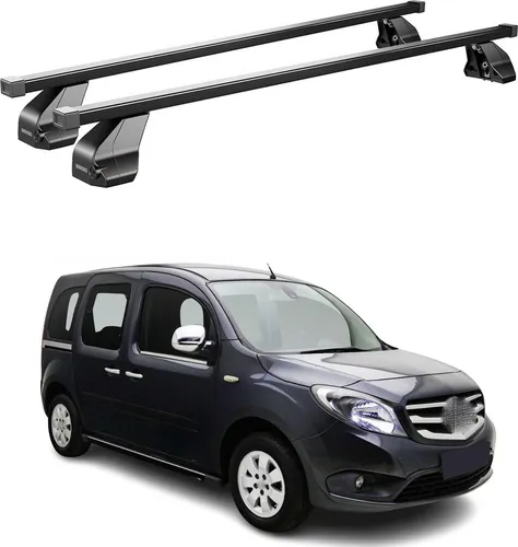 OMAC Dachträger Menabo Stahl Gepäckträger für Mercedes Citan W415 (2012-2025) - Dachgepäckträger aus hochwertigem Stahl, wasserdicht und abnehmbar. Ideal für Fahrräder, Ski und mehr – perfekt für jedes Abenteuer!
