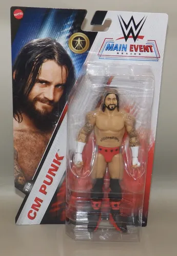 WWE Actionfigur Main Event Series 154 CM Punk Mattel Wrestling Figur