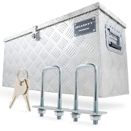 Aluminium Transportbox 765x265x330 mm Truckbox Deichselbox Werkzeugkasten Alubox Alukoffer