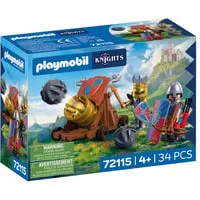 Knights Schusswaffe Löwenritter - Konstruktionsspielzeug 72115 - Entdecke die 34-teilige Schusswaffe aus der Knights-Serie! Ideal für kreative Bauprojekte ab 4 Jahren, fördert die Fantasie und Geschicklichkeit.