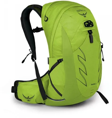 Osprey Talon 22 Rucksack S/M - Leichter und ergonomischer Rucksack für sportliche Aktivitäten, mit Befestigung für Fahrradhelm und atmungsaktiver Rückseite für hohen Tragekomfort.