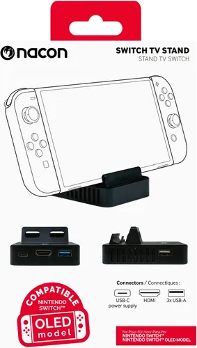 BIGBEN TV-Ständer für Nintendo Switch und Nintendo Switch OLED-Modell - Sonstige: Stabiler TV-Ständer für optimalen Spielgenuss und einfache Nutzung der Nintendo Switch und Switch OLED.