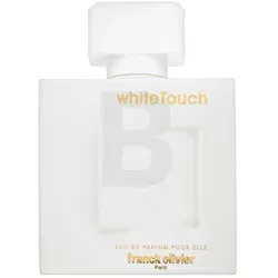 Franck Olivier White Touch Eau De Parfum Spray 100ml für Frauen - Damenduft mit einzigartigen Noten von Seerose, schwarzer Johannisbeere und Jasmin, ideal für selbstbewusste Frauen, die ihren persönlichen Stil unterstreichen möchten.