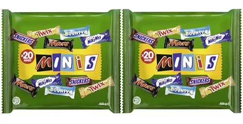Mixed Minis 2x400g I 800g Schokoladenmix I Snickers Mars Twix Bounty Milky Way