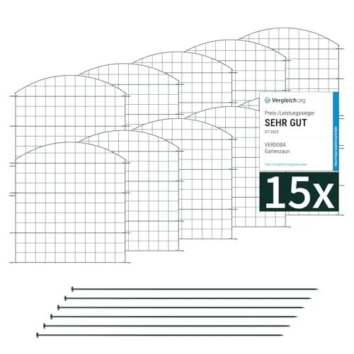 VERDOBA Premium Teichzaun Komplettset von VERDOBA