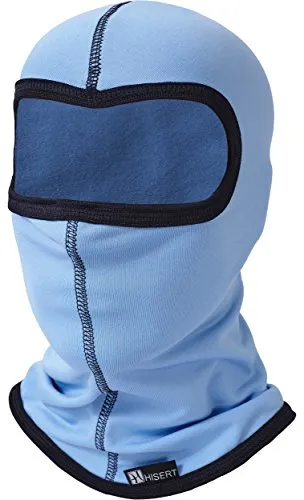 Hisert Sturmhaube Skimaske Silverplus Thermoaktive HR 13 (Hellblau, M/L)