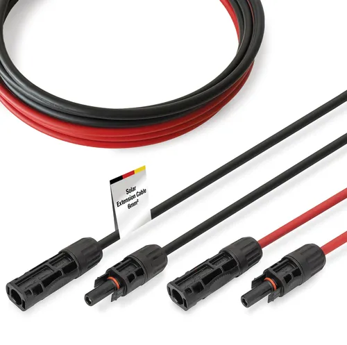 Digitus DK-SCEC66-0150 Solar-Kabel 6mm² 15m - Hochwertiges Solarkabel mit MC4-Steckverbindern, ideal für Photovoltaikanlagen. Robuste XLPO-Isolierung schützt gegen UV-Strahlung und mechanische Belastungen. Sofort einsatzbereit für DIY- oder professionelle Installationen.